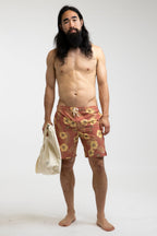 Rhythm - Malo Beach Swim Shorts - Brick - Men