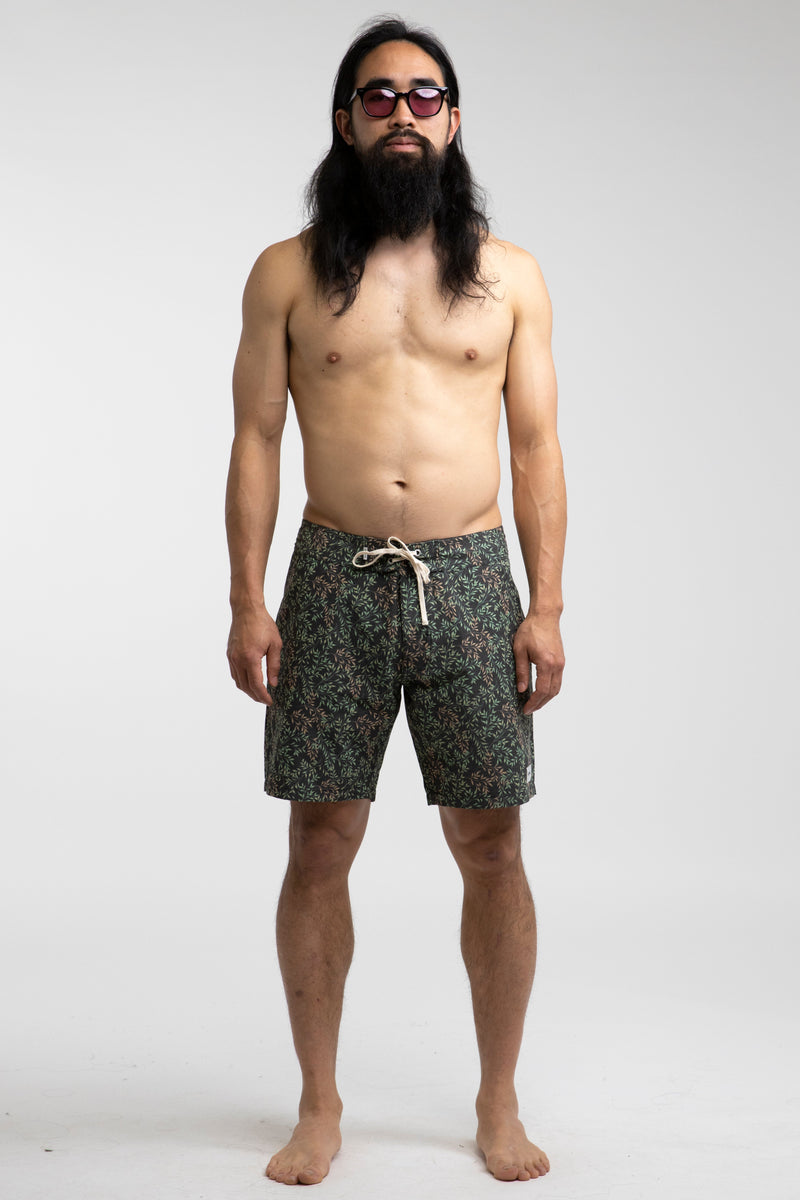 Rhythm - Shorts de baño Garden Trunk - Negro - Hombres