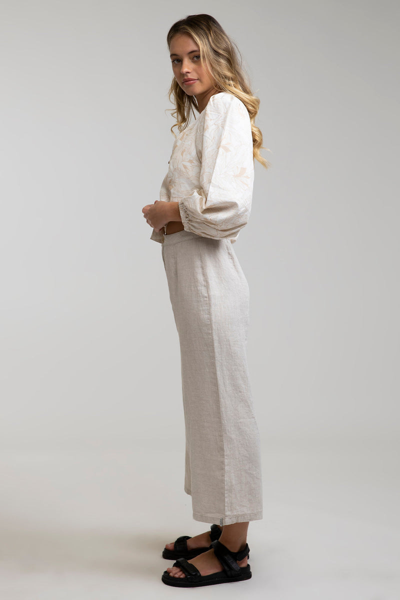Rhythm - Top Banksia con lazo en la parte delantera - Blanco - Mujer