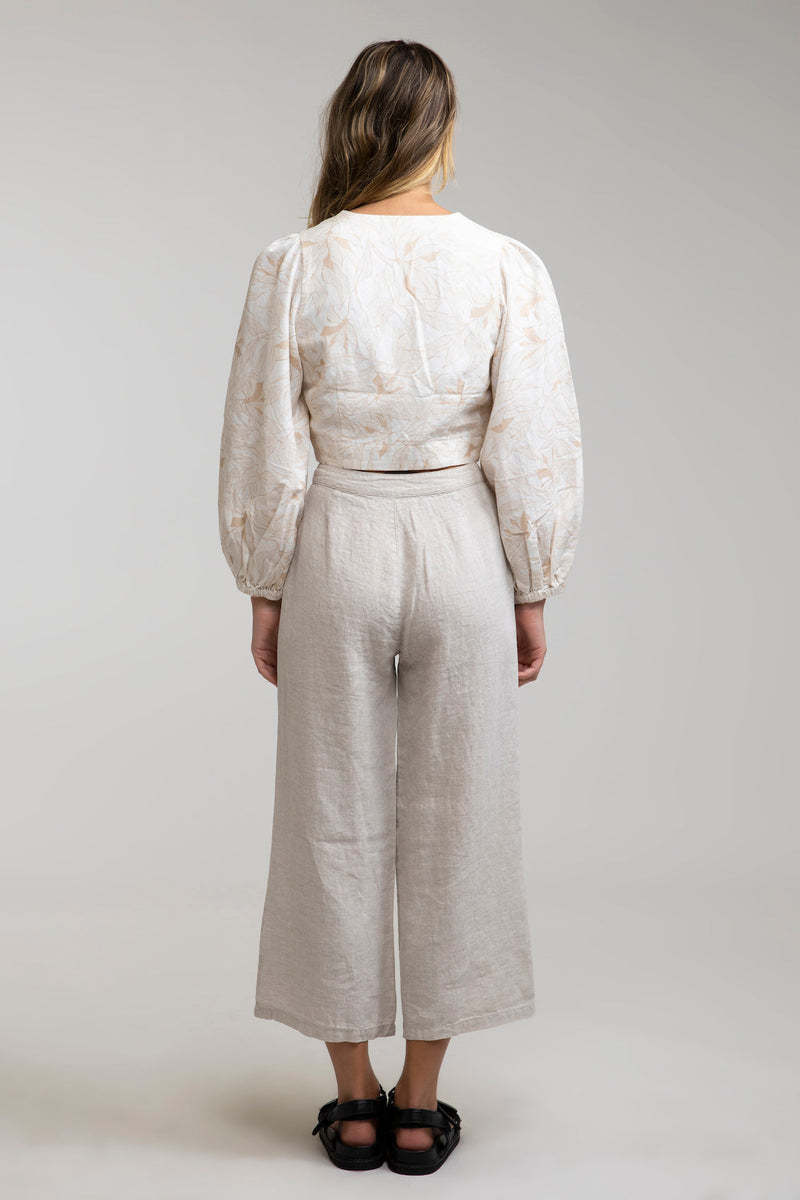 Rhythm - Top Banksia con lazo en la parte delantera - Blanco - Mujer