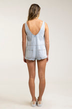 Rhythm - Combinaison Easy-Fit Deni - Light Wash - Femme