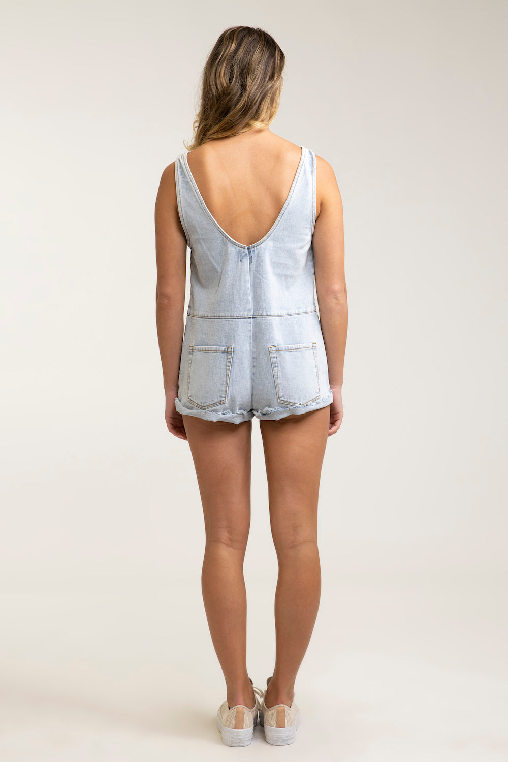 Rhythm - Combinaison Easy-Fit Deni - Light Wash - Femme