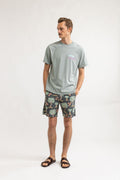 Rhythm - Short De Bain Floral Beach - Vintage Black - Homme