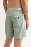 Rhythm - Short De Bain Paisley Stripe - Dusty Jade - Homme