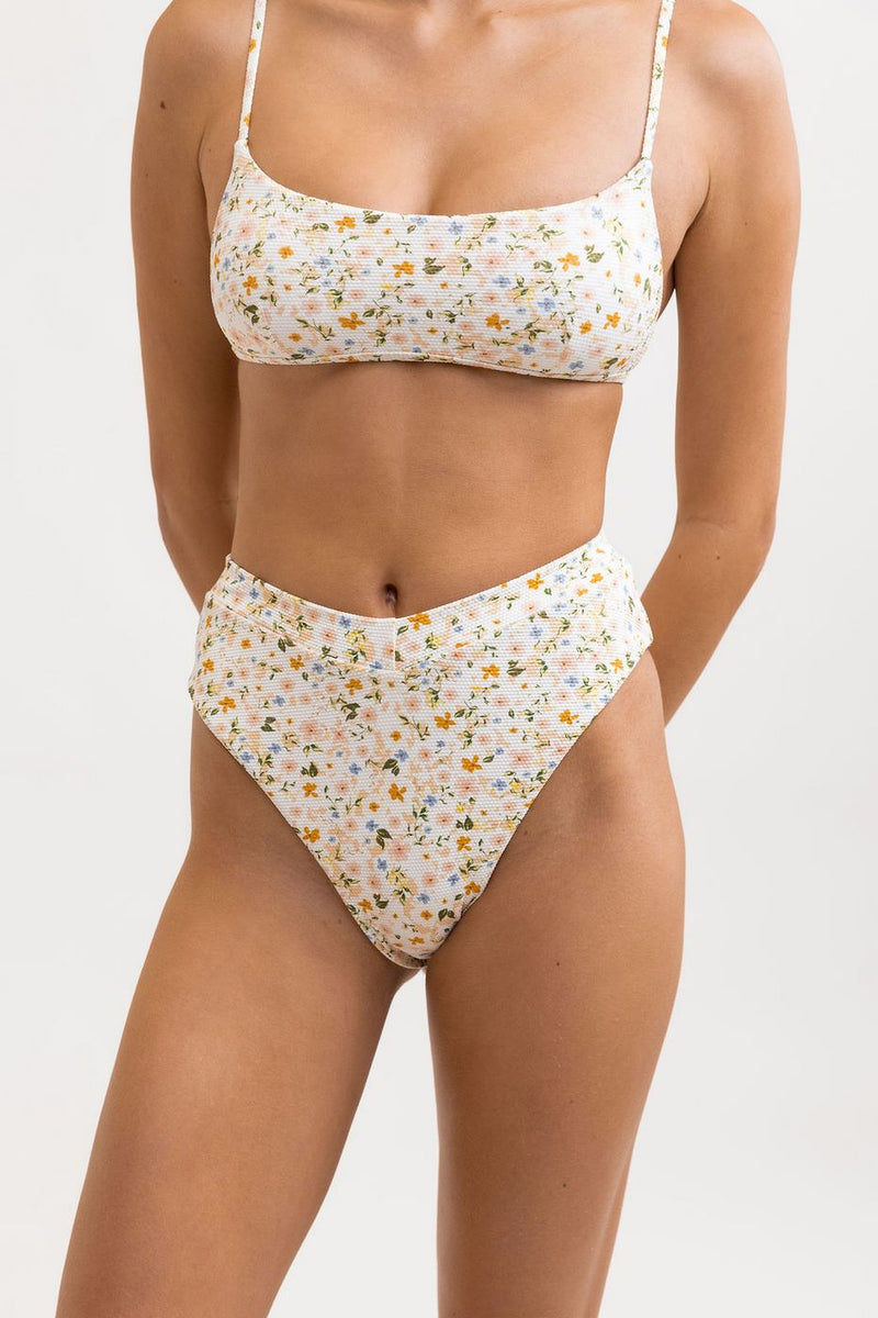 Rhythm - Braguita de bikini de corte alto en V profundo Lavinia - Melocotón - Mujeres