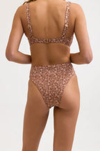 Rhythm - Bas De Maillot Carmella Hi Hip Banded - Coco - Femme
