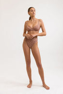 Rhythm - Braguita de bikini Carmella Hi Hip Banded - Coco - Mujer