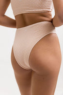 Rhythm - Bas De Maillot Geo Clean Finished Hi Hip - Peach - Femme