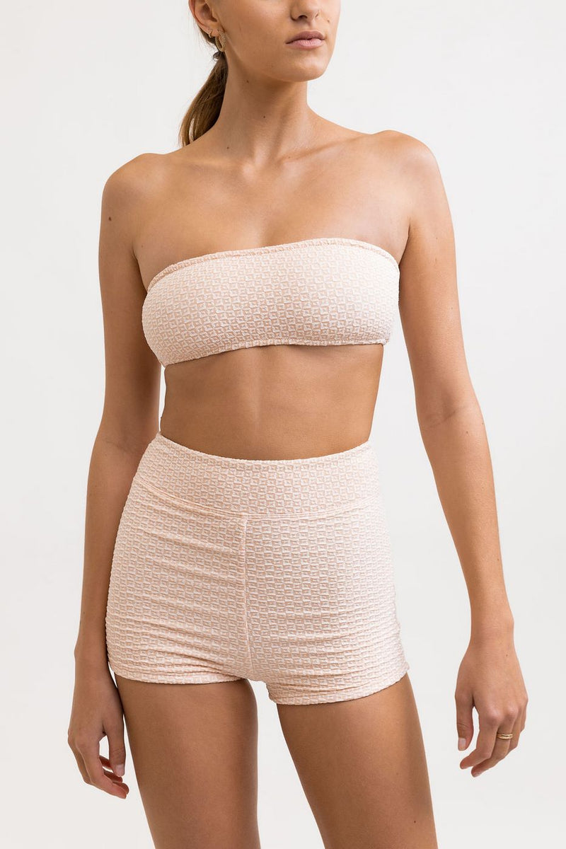 Rhythm - Bas De Maillot Geo Surf - Peach - Femme