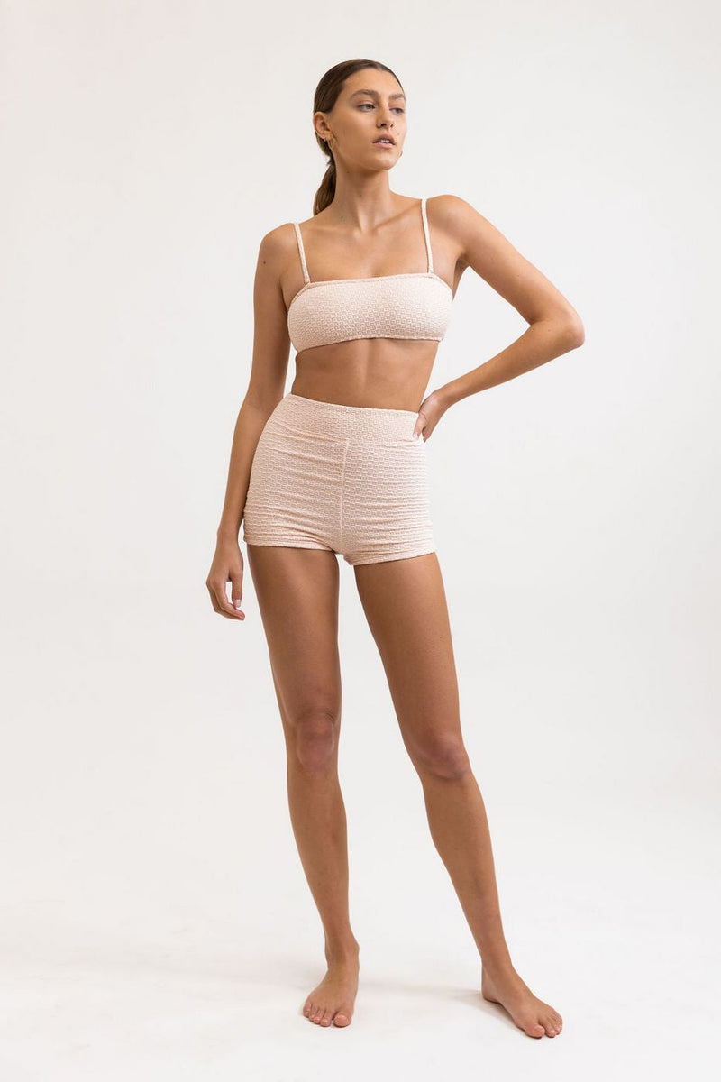 Rhythm - Braguita de bikini Geo Surf - Melocotón - Mujer