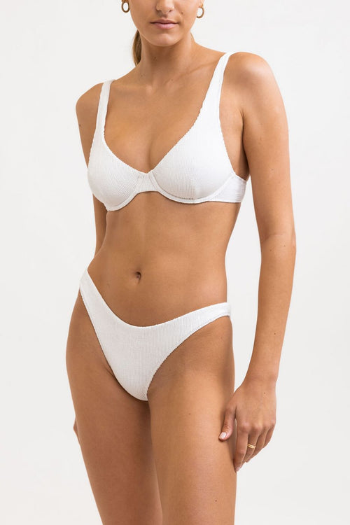 Rhythm - Haut De Maillot Wave Break Underwire - White - Femme