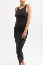 Rhythm - Robe Olina Midi - Charcoal - Femme