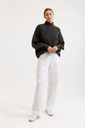 Rhythm - Pull Lakewood Oversized - Charcoal - Femme