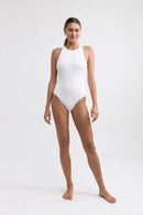 Rhythm - Maillot Une Pièce Wave Break Cross One - White - Femme