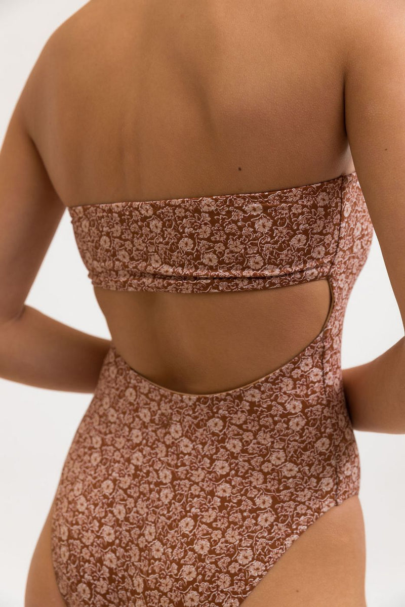 Rhythm - Maillot Une Pièce Carmella Strapless - Coco - Femme