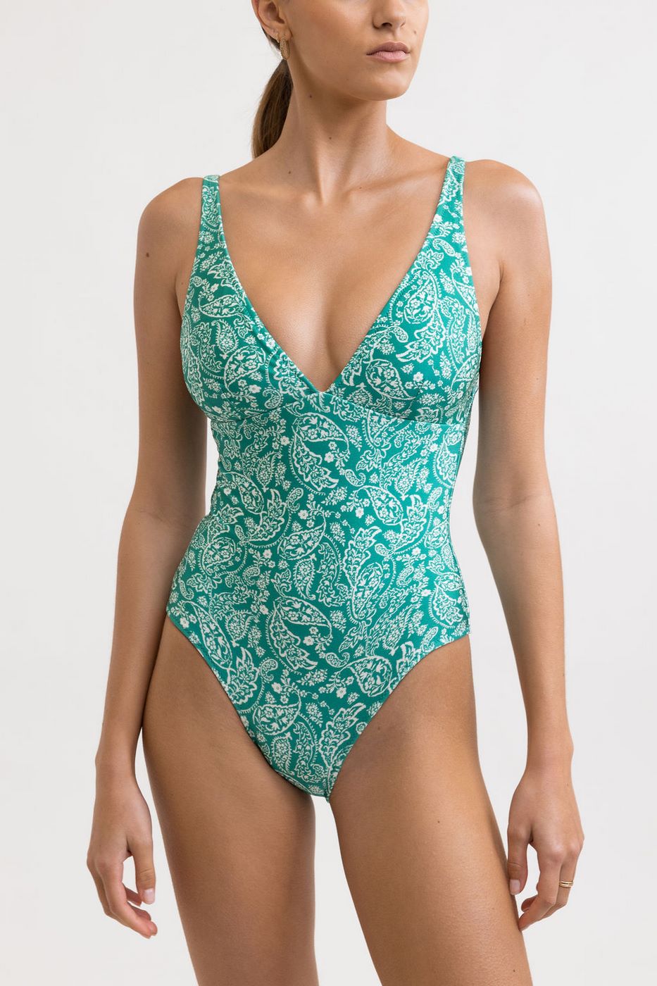 Rhythm - Traje de baño Tidepool Classic de una pieza - Azul marino - Mujer