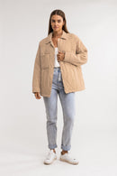 Rhythm - Veste Rhodes Quilted - Camel - Femme