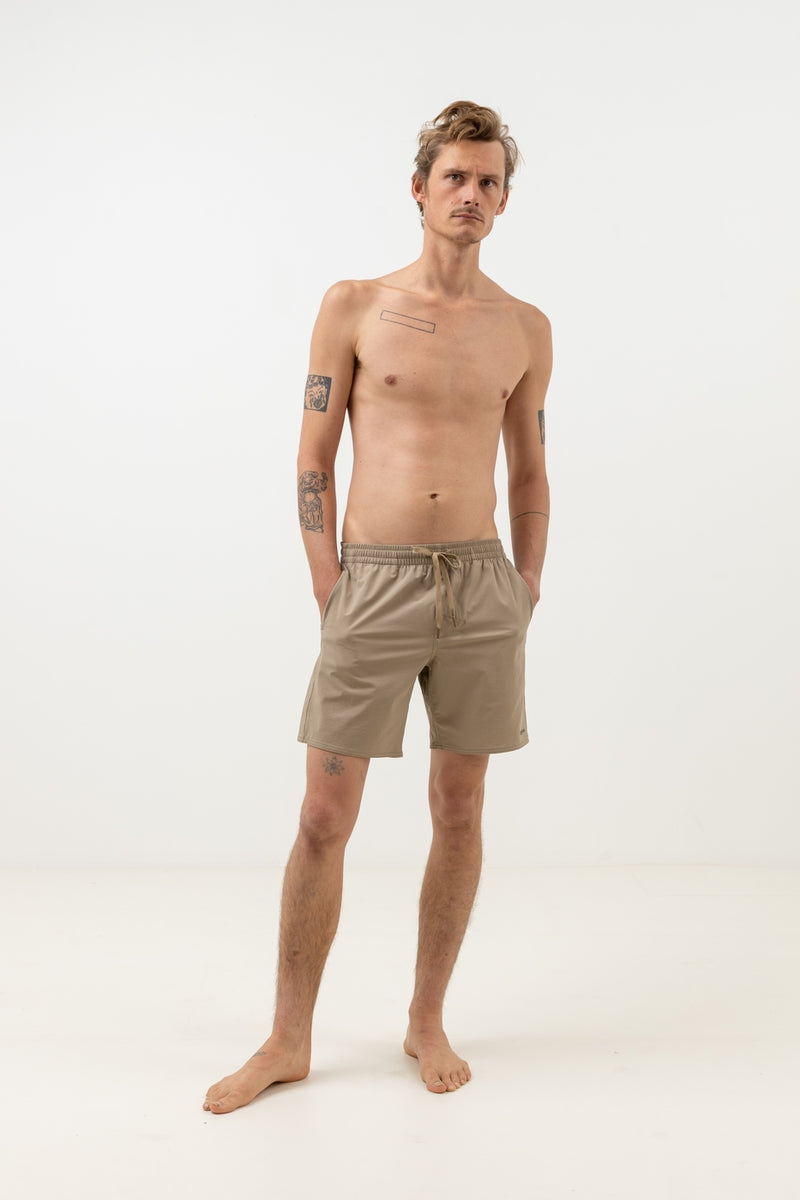 Rhythm - Short De Bain Textured - Sand - Homme