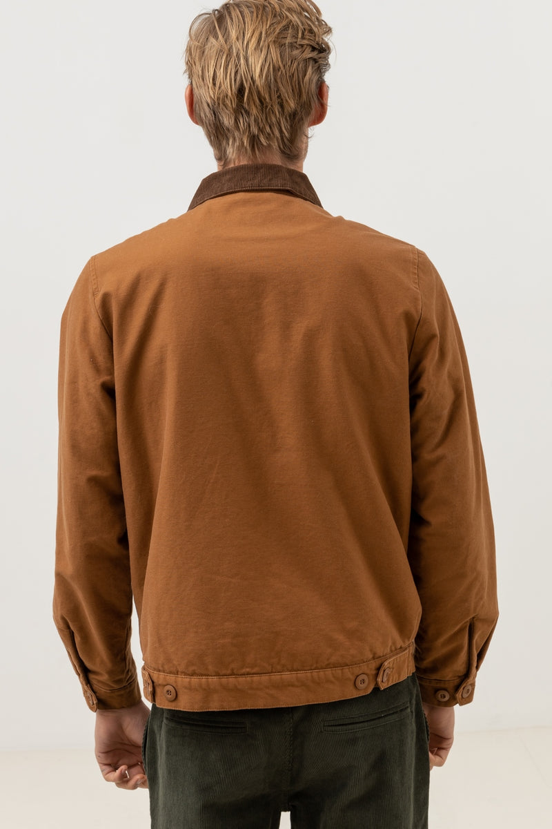 Rhythm - Veste James Jacket - Brown - Homme