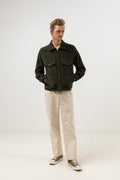 Mechanic Cord Jacket - Olive - Men