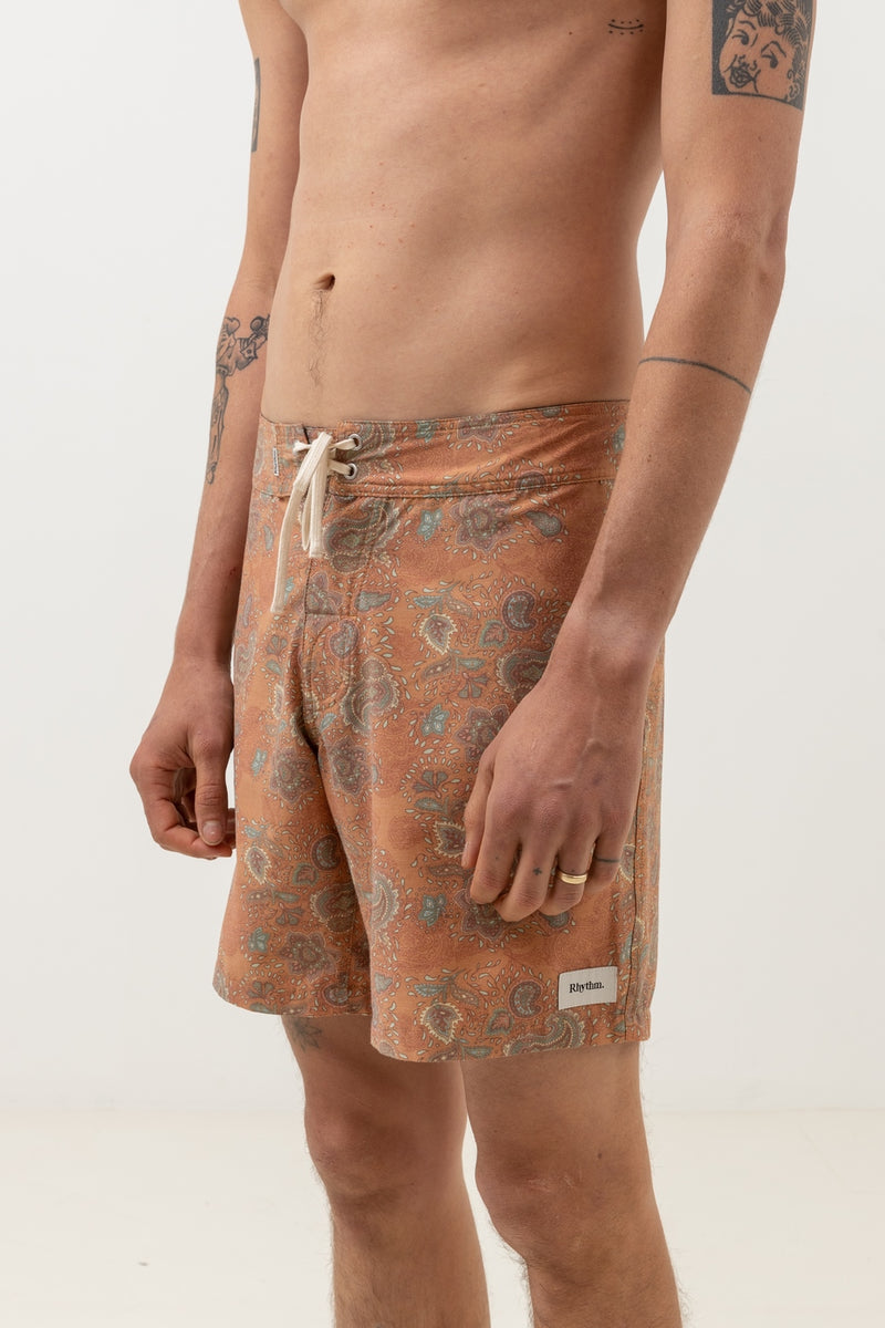 Rhythm - Boardshort Paisley Trunk - Citrus - Homme