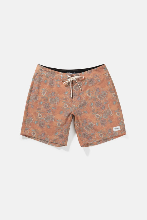Rhythm - Boardshort Paisley Trunk - Citrus - Homme