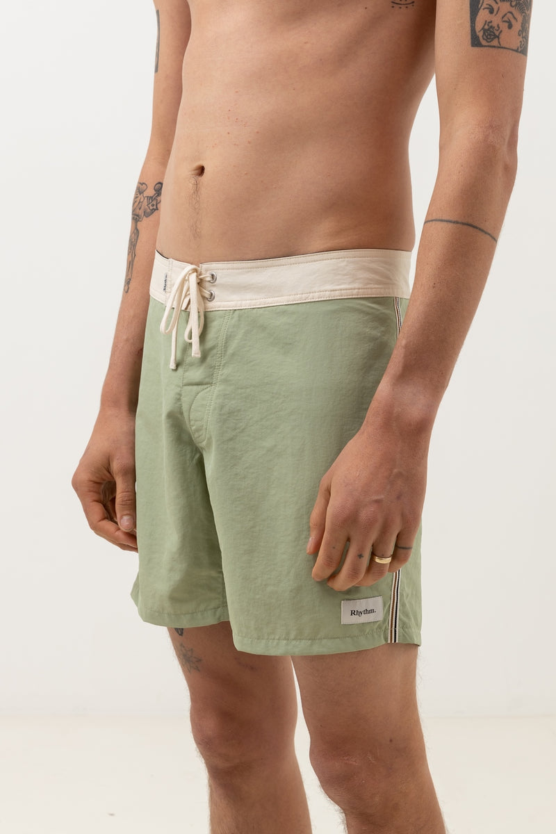 Rhythm - Short De Bain Heritage - Sage - Homme