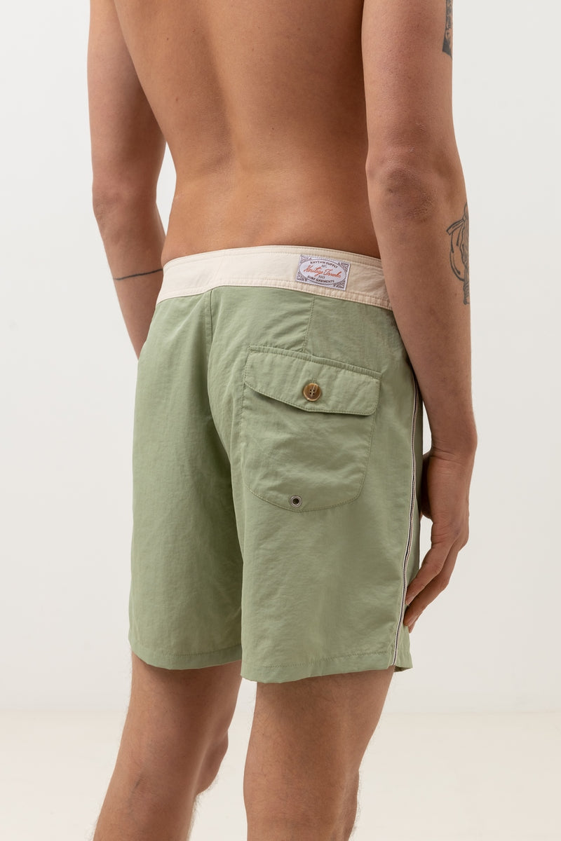 Rhythm - Short De Bain Heritage - Sage - Homme