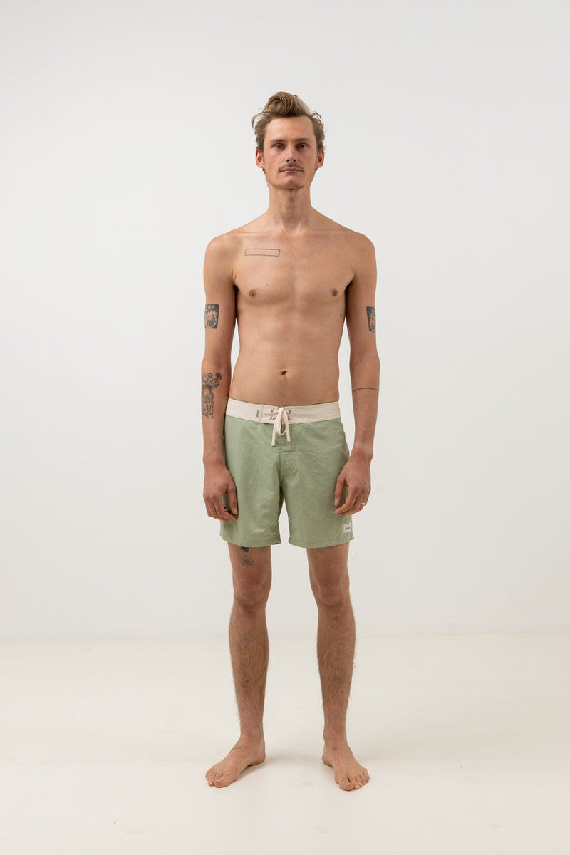 Rhythm - Short De Bain Heritage - Sage - Homme