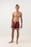 Rhythm - Boardshort Heritage Trim Trunk - Mulberry - Homme