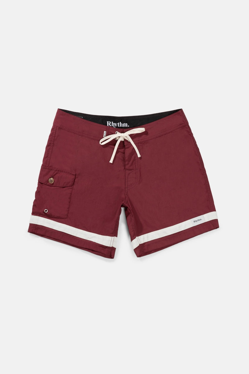 Rhythm - Boardshort Heritage Trim Trunk - Mulberry - Homme