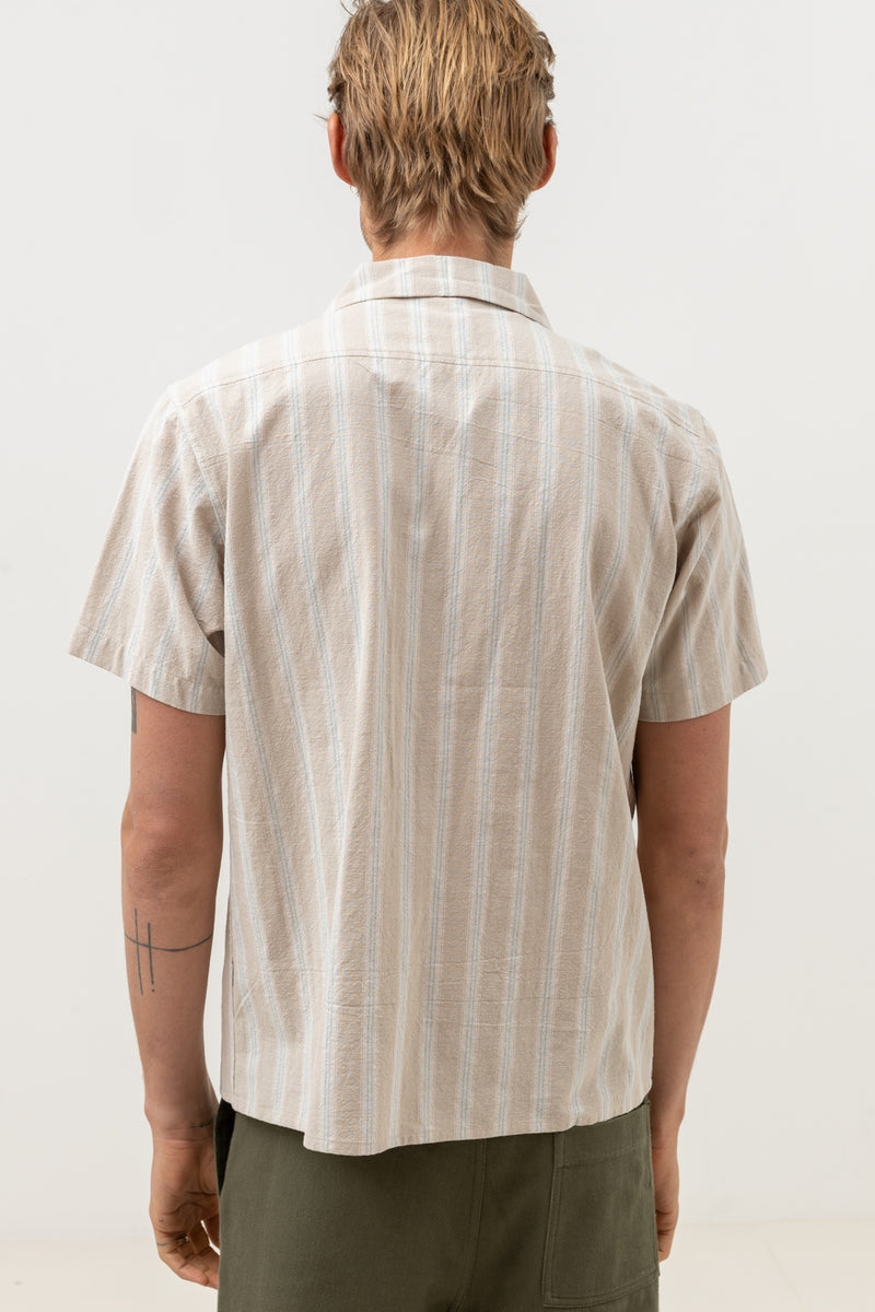 Rhythm - Chemise Vacation Stripe - Sand - Homme