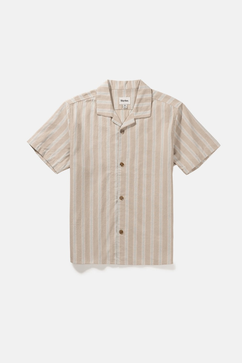 Rhythm - Chemise Vacation Stripe - Sand - Homme