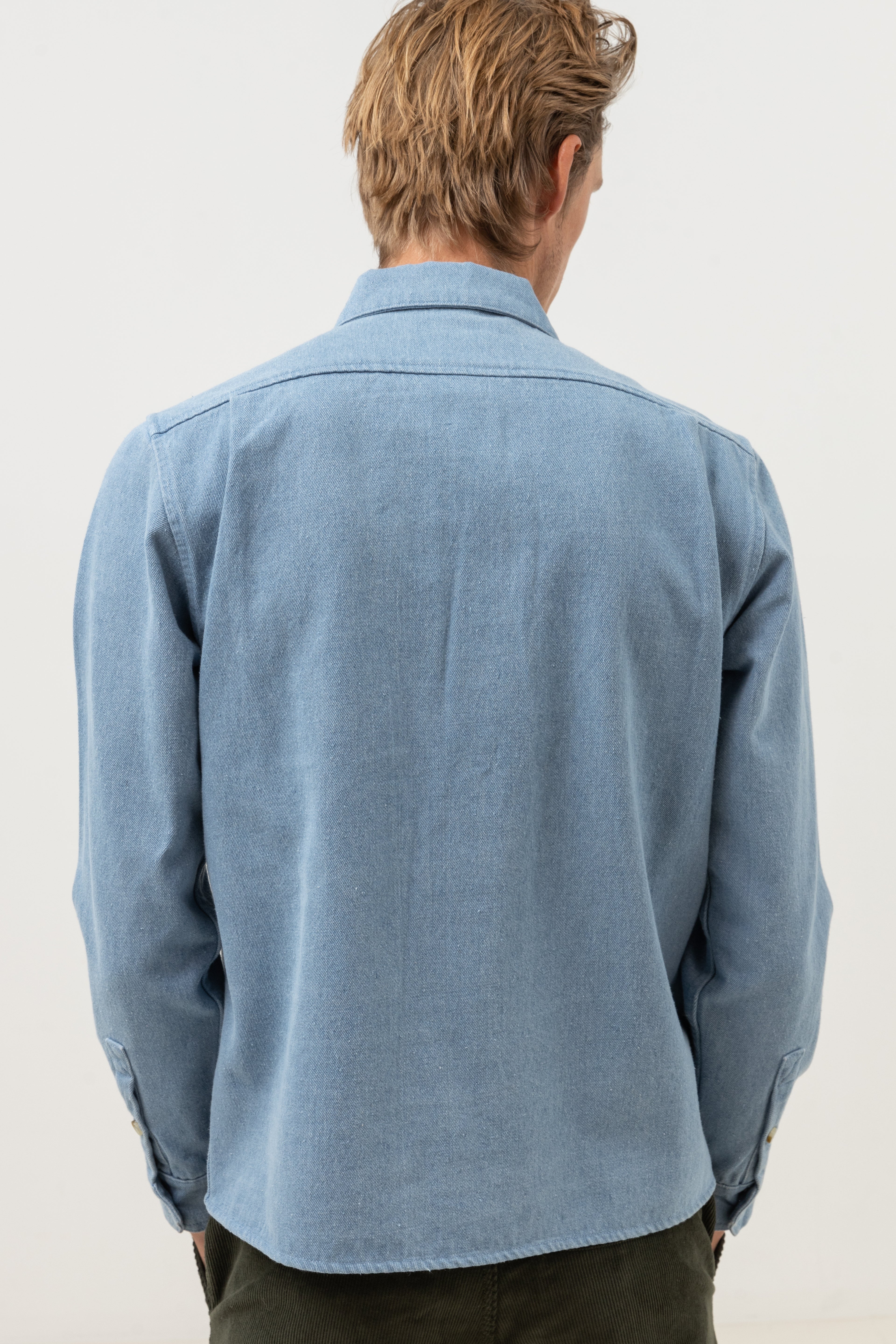 Denim LS Shirt - Denim - Men