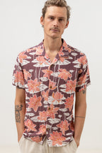 Rhythm - Chemise Lily Cuban - Mulberry - Homme