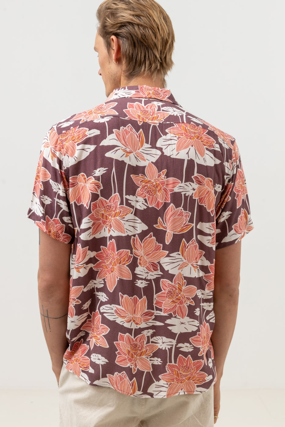 Rhythm - Chemise Lily Cuban - Mulberry - Homme