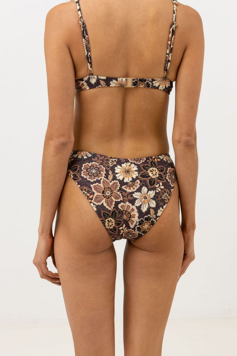 Rhythm - Maillot De Bain Cantabria Floral Holiday - Brown - Femme