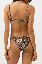 Bañador Cantabria Floral Cheeky - Brown - Mujer