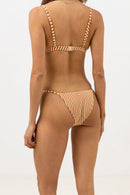 Rhythm - Maillot De Bain Sunbather Stripe String - Chocolate - Femme