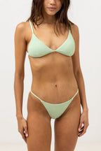 Rhythm - Maillot De Bain Isla Rib Bralette Top - Aloe - Femme