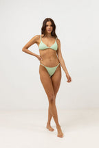 Rhythm - Maillot De Bain Isla Rib Bralette Top - Aloe - Femme