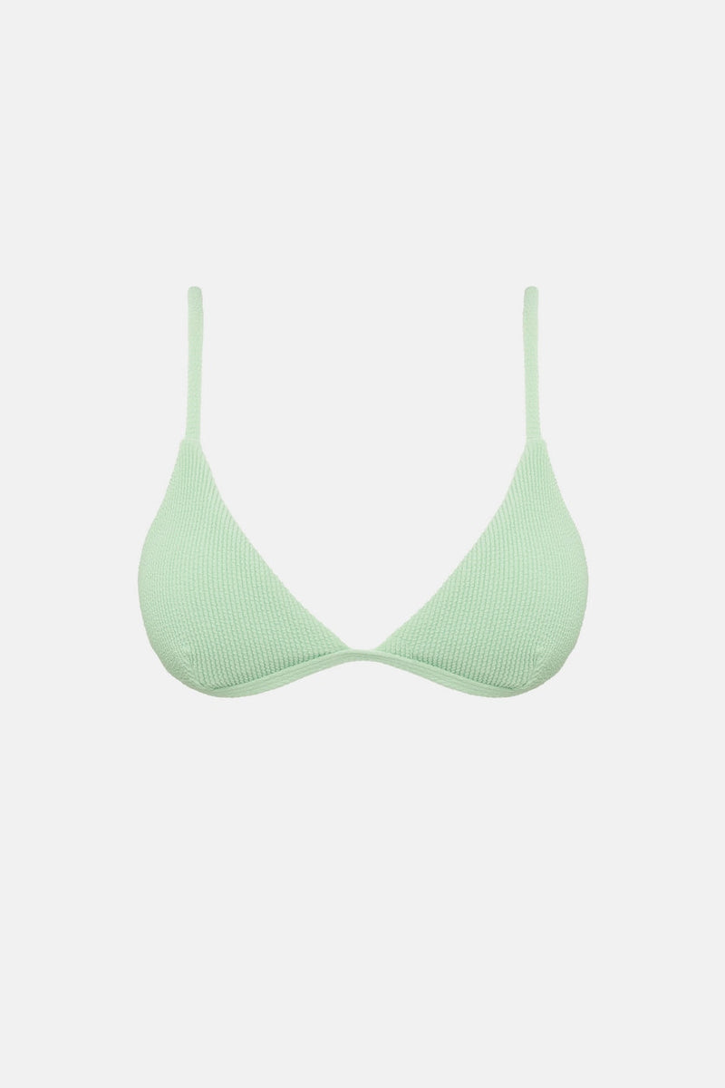Rhythm - Bañador Isla Rib Bralette Top - Aloe - Mujer