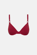 Rhythm - Bañador Avoca Ring Underwire Top - Berry - Mujer