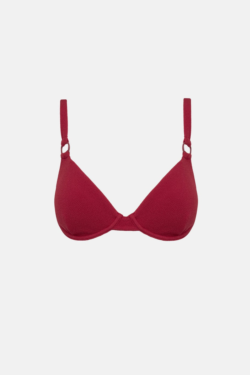 Rhythm - Bañador Avoca Ring Underwire Top - Berry - Mujer