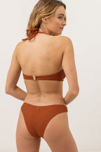 Rhythm - Maillot De Bain Wave Break Gather Front Halter Top - Desert Shimmer - Femme