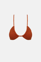 Rhythm - Maillot De Bain Wave Break Gather Front Halter Top - Desert Shimmer - Femme