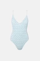 Rhythm - Maillot De Bain Biscay Floral Smocked One Piece - White - Femme