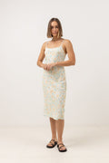 Rhythm - Paloma Floral Dress - Aqua Haze - Women
