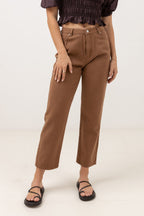 Rhythm - Pantalon Brentwood Straight Leg - Toast - Femme