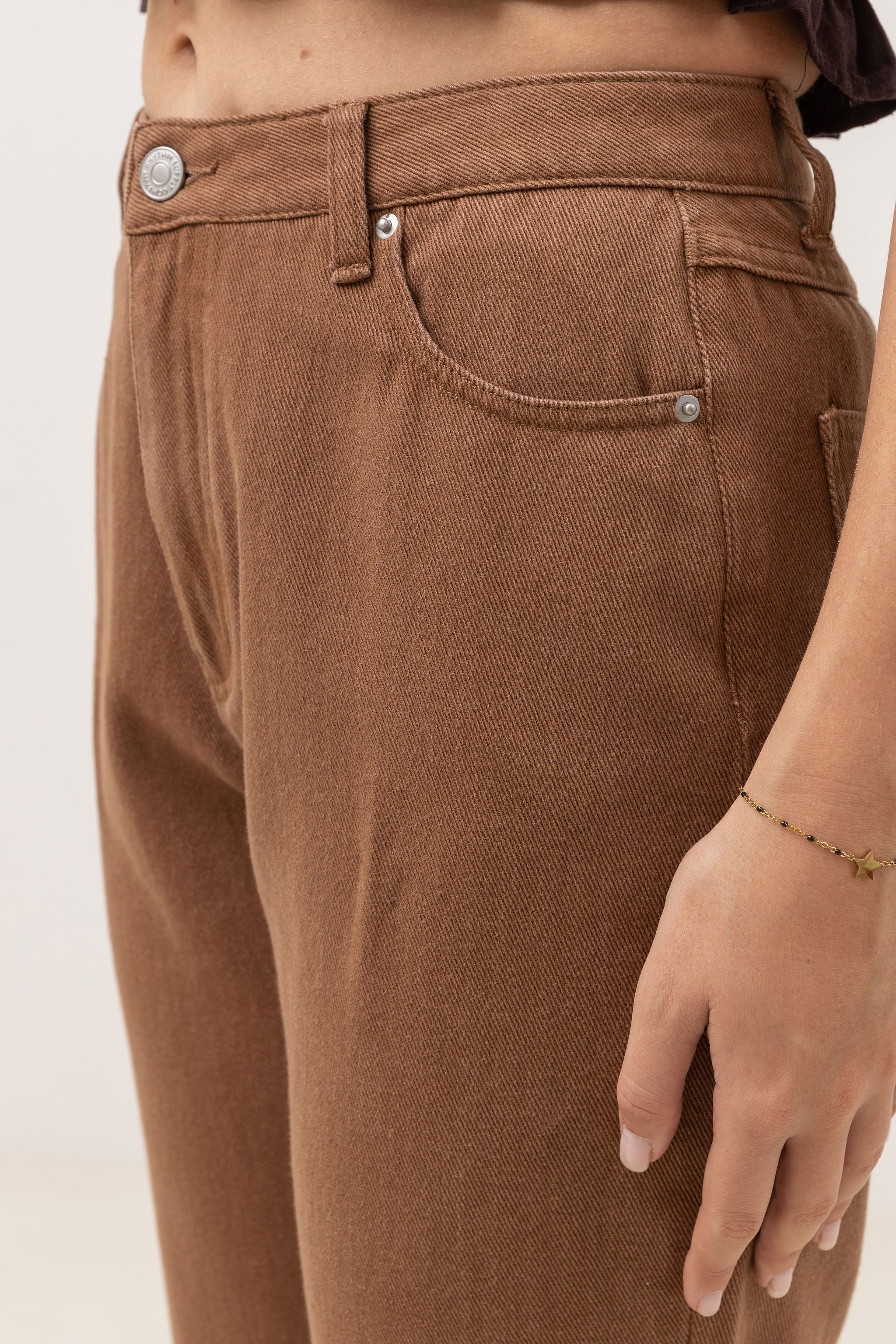 Rhythm - Pantalon Brentwood Straight Leg - Toast - Femme